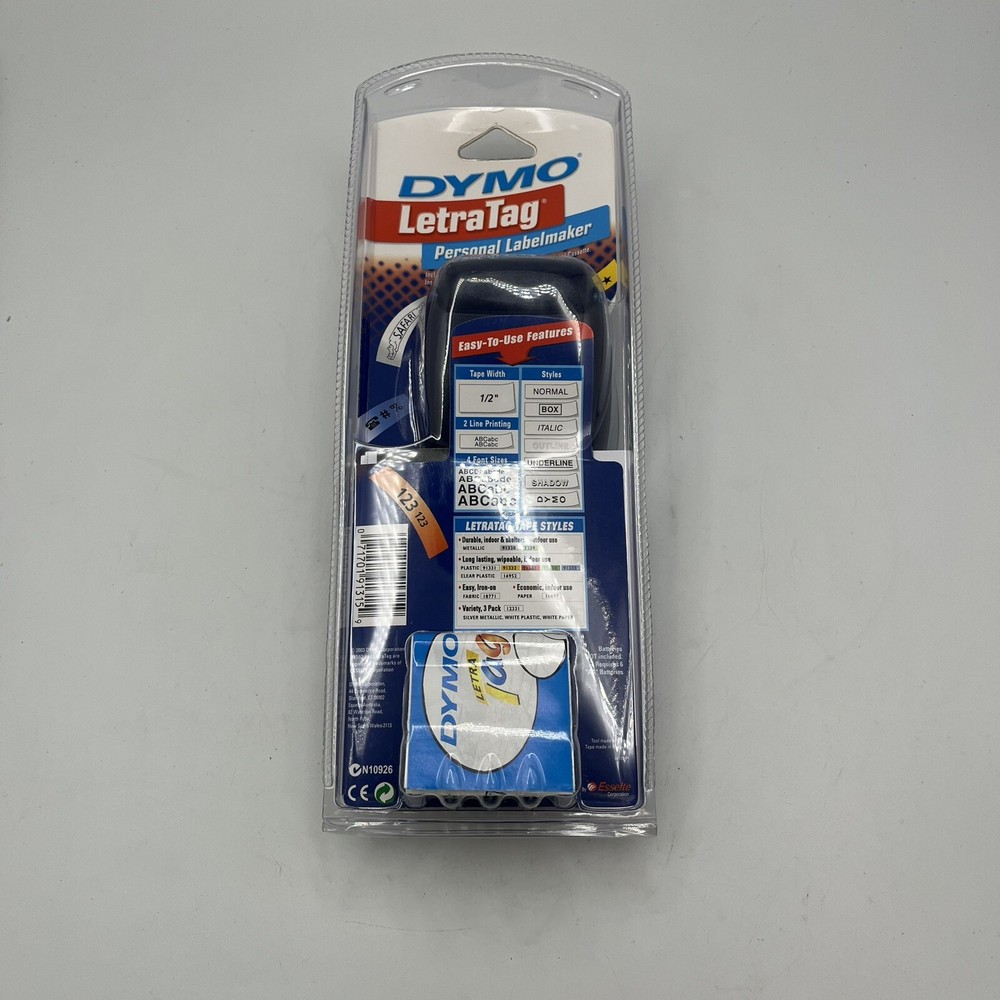 DYMO LetraTag Handheld Personal Label Maker Printer 1/2 Inch Label - SEALED