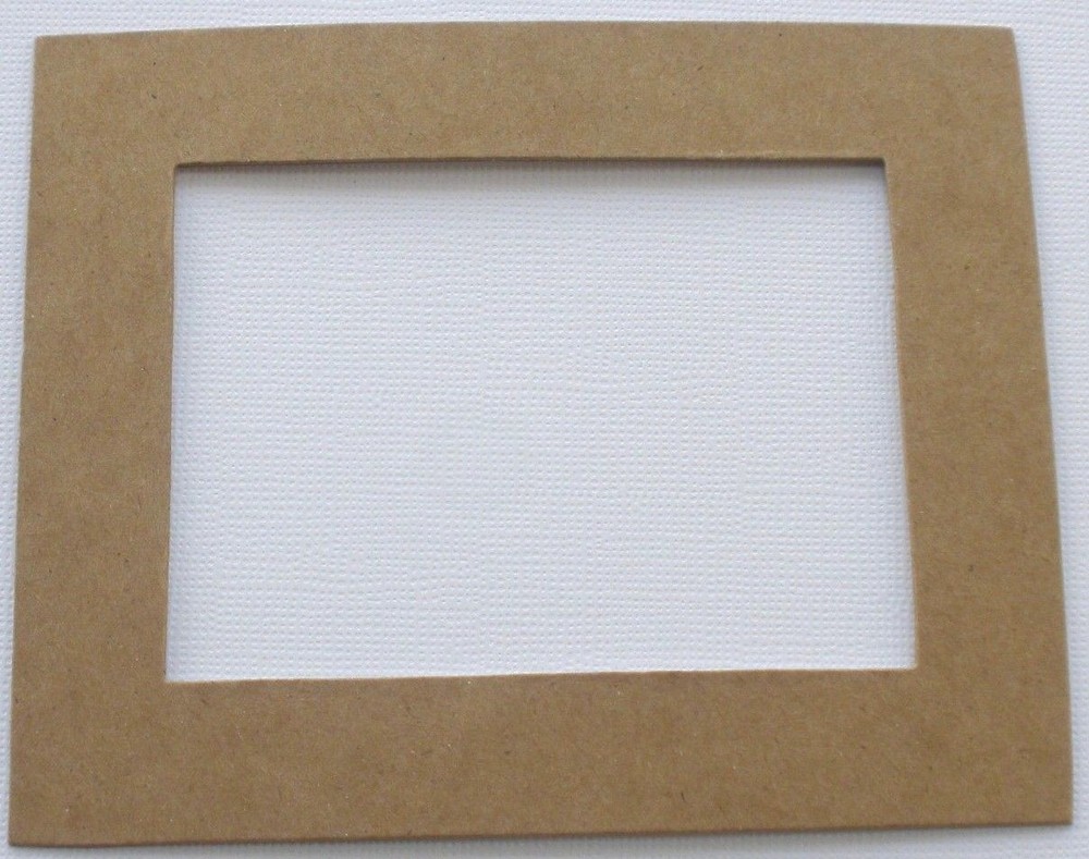 {3} *RECTANGLE FRAMES* Picture Frames Chipboard Die Cuts - 4" x 5"
