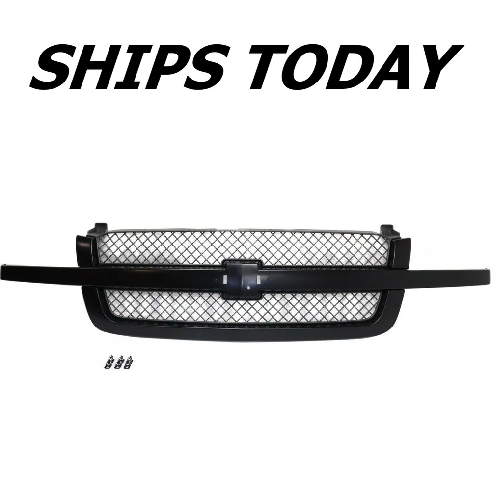 NEW Paintable Front Grille For 2003-2006 Chevrolet Silverado