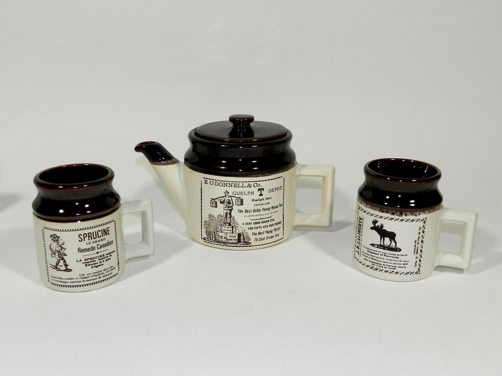 Advertising Pottery Set
