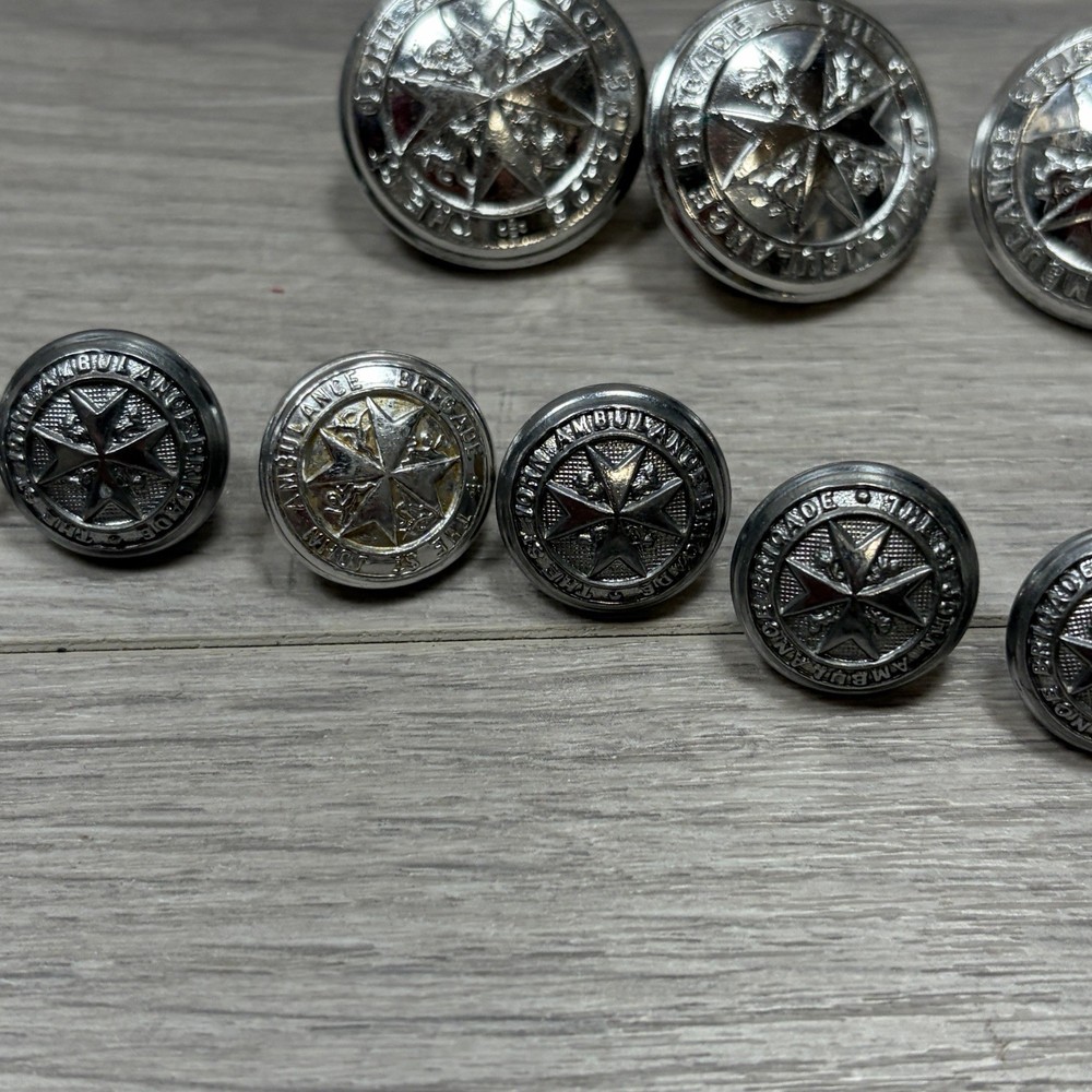 St John Ambulance Buttons Vintage Bundle