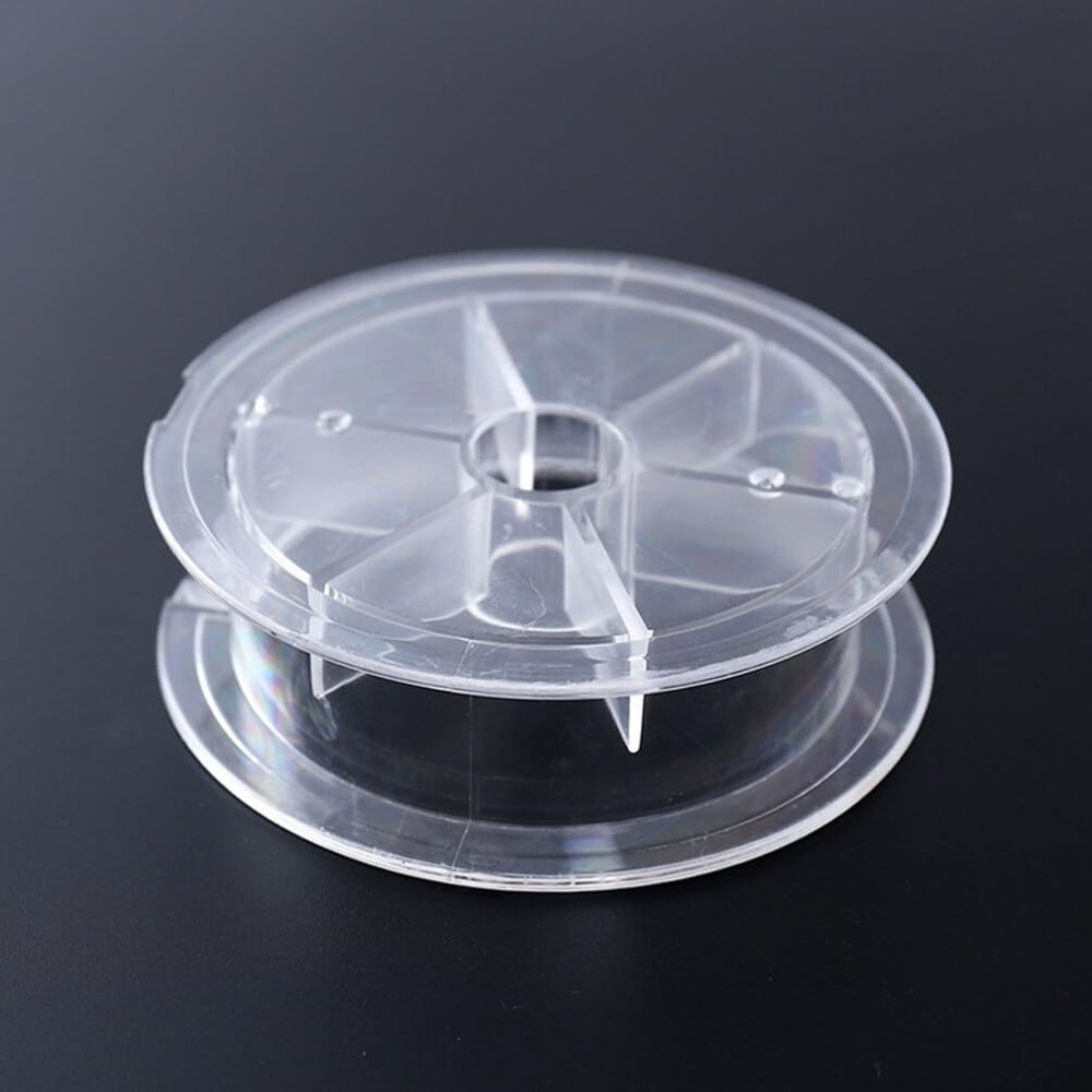 Plastic Empty Spools 20pcs Clear Small Ribbon Spools Thread String Bobbin Spo...