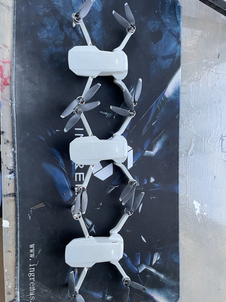 3 DJI Mavic Mini 2 Fully Functional One For Parts With Case
