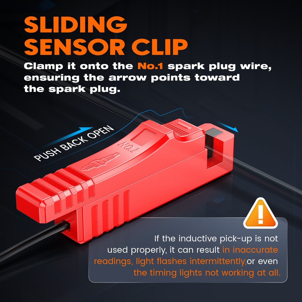 Auto Digital Timing Light Tuning Tool for Petrol Engines with Inductive Sensor
