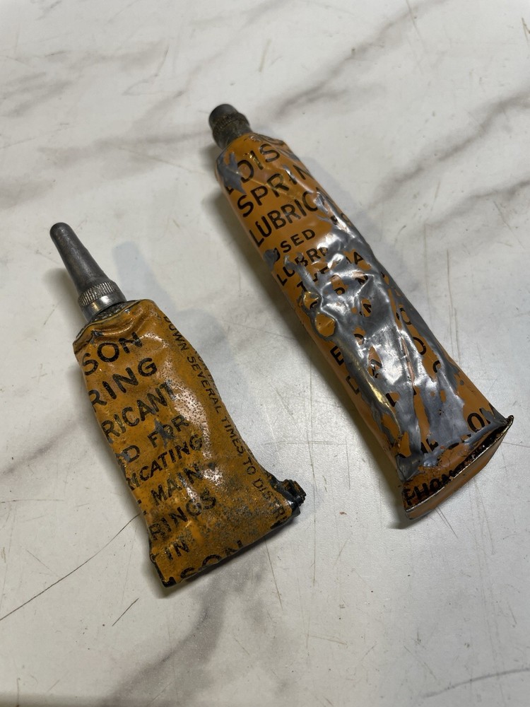 Edison Phonograph Grease Tubes