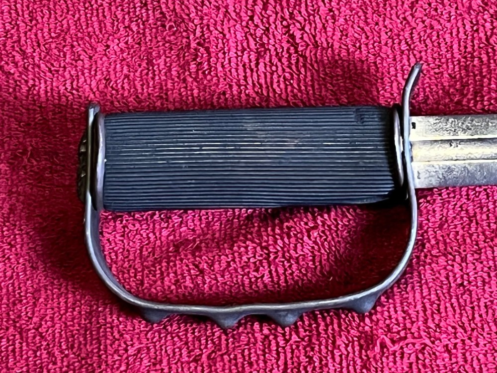 WWII OSS HALF SWORD DROP KNIFE WITH PATTON BLADE