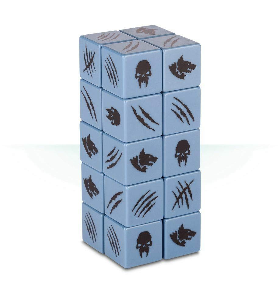 SPACE WOLVES DICE 40K WARHAMMER 40,000 D6 NEW
