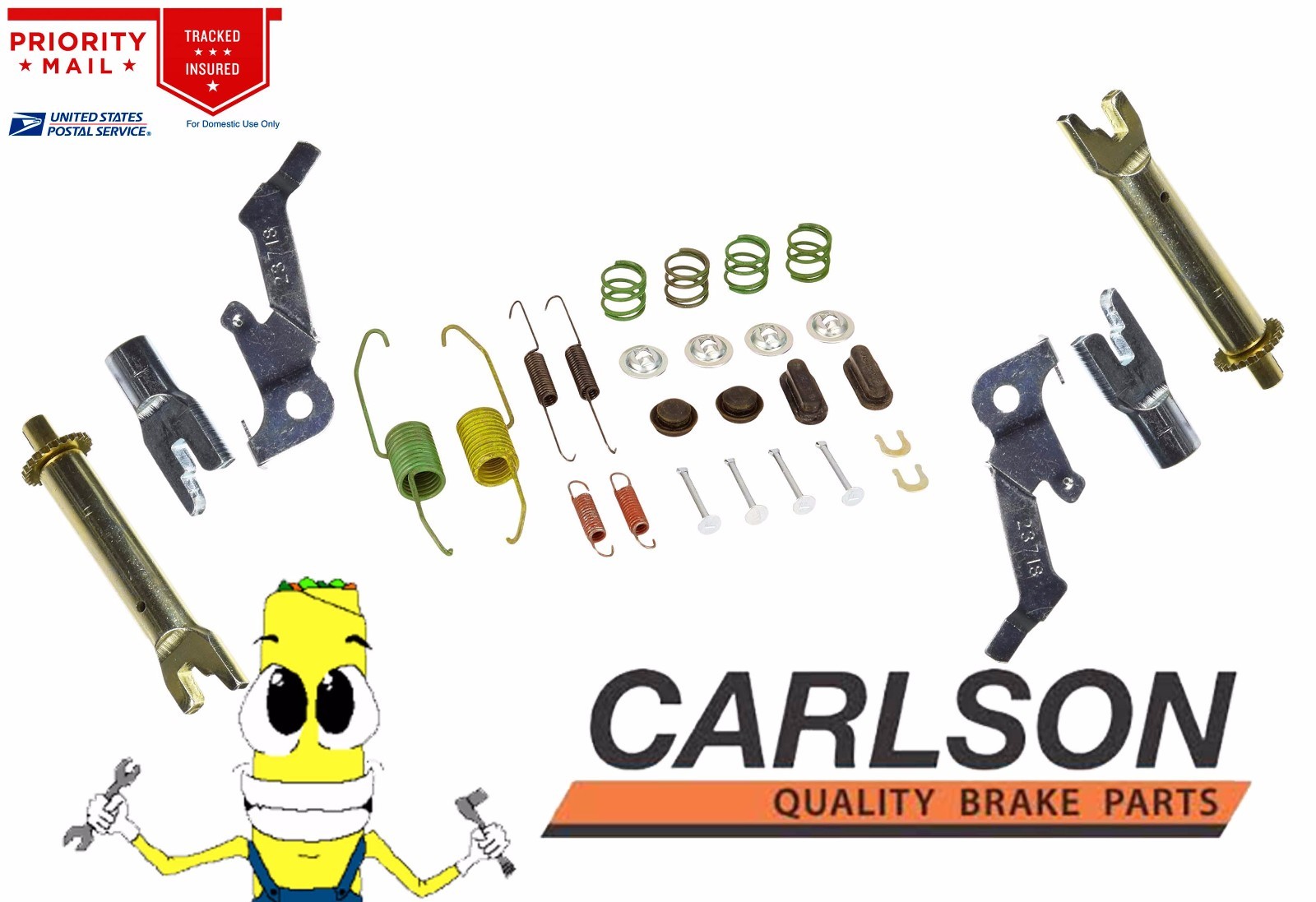 Complete Rear Brake Drum Hardware Kit for Toyota YARIS 2006-2017 Set