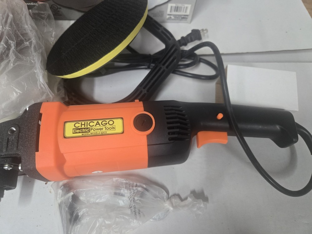 Chicago Electric Power Tool 7" Variable Speed Polisher/Sander