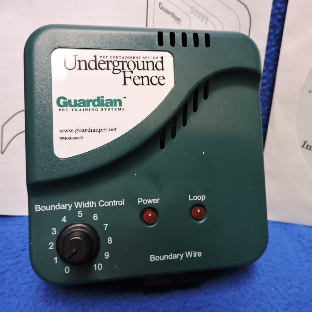 PetSafe Guardian Underground Fence, Collar Receiver , Transmitter, Missing Flags