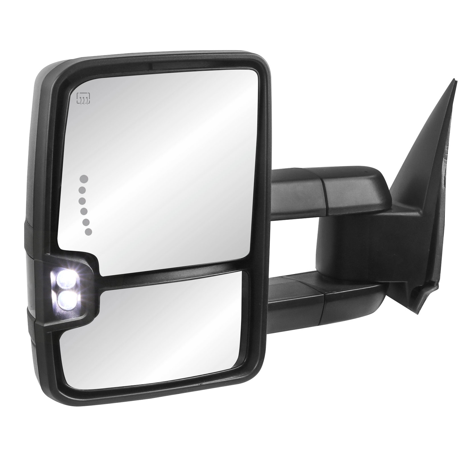 2PCS Power Heated Tow Mirrors For 1999-2002 Chevy Silverado GMC Sierra 1500 2500