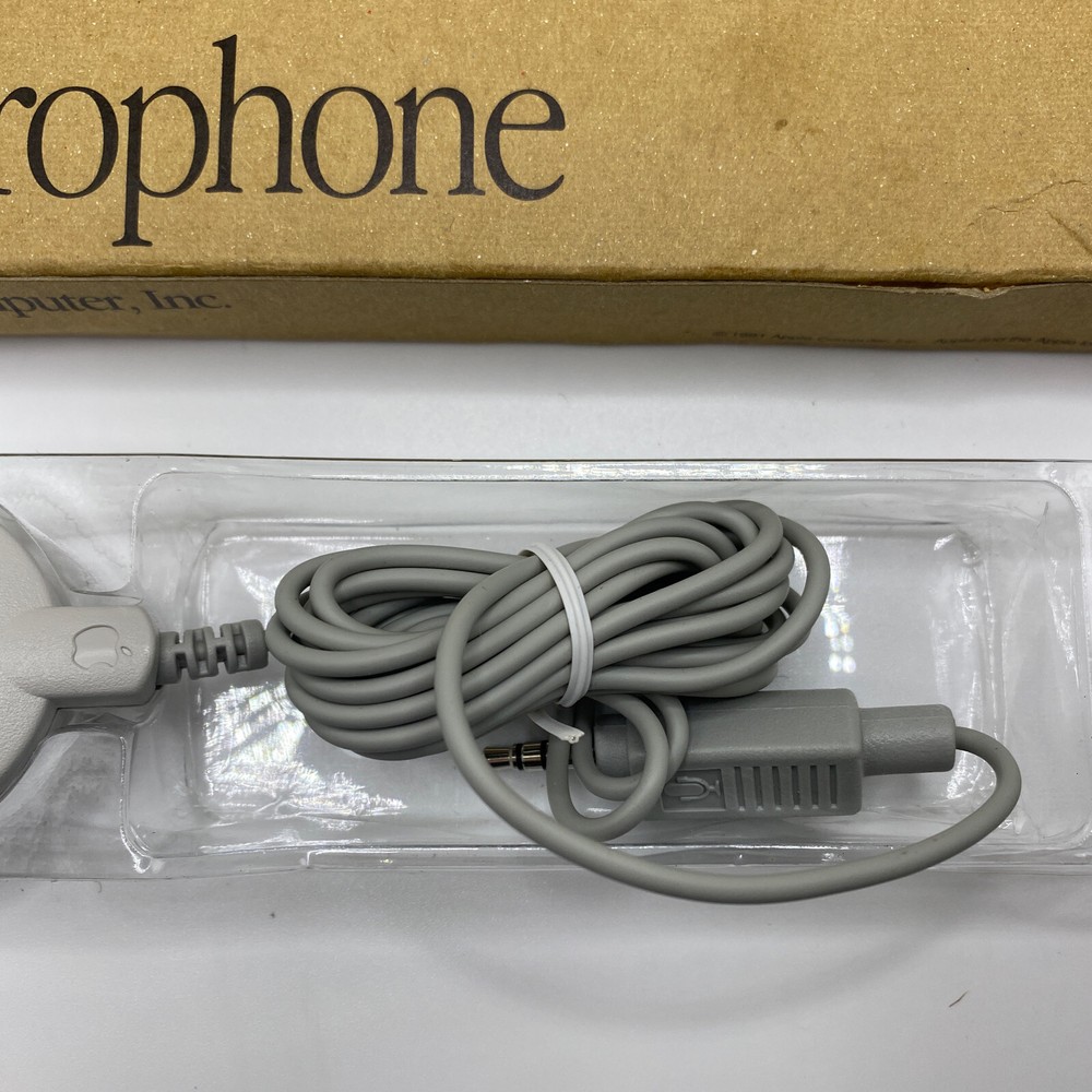 VINTAGE Apple Computer Microphone 699-5103-A Original Packaging EUC
