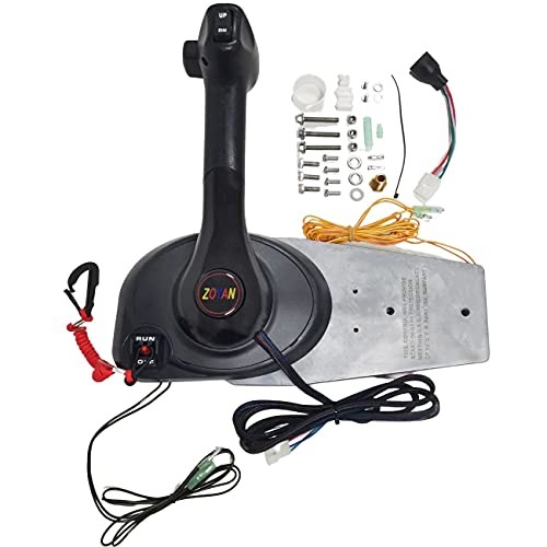 Outboard Remote Control Box 8M0011213 Throttle Concealed Side Mount For Mercury