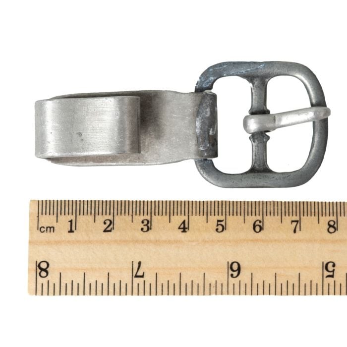 Authentic Reproduction WW2 German Army Y-Strap Buckle - Pair-Stamped Steel