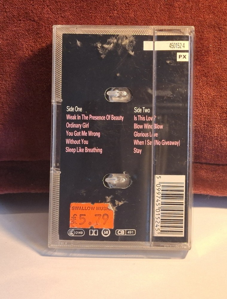 Alison Moyet, Raindancing Cassette Tape