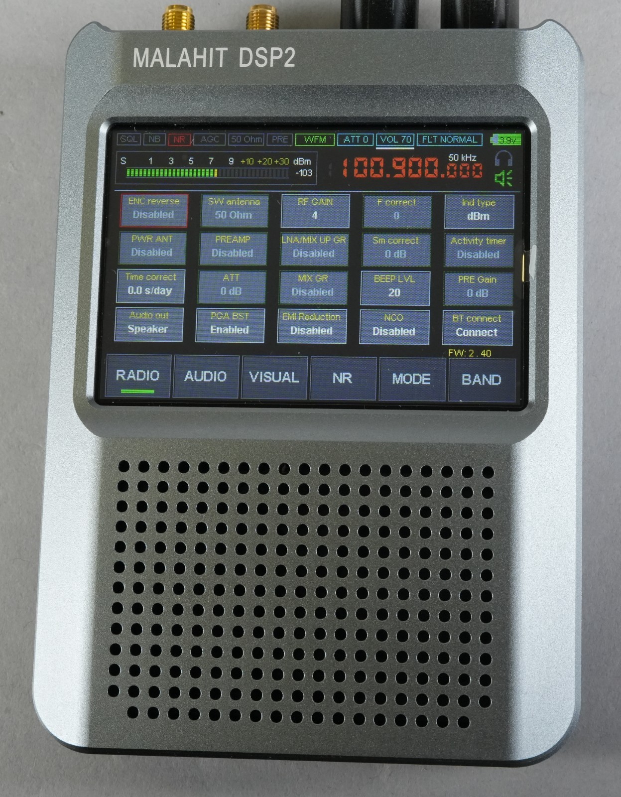 Malahit-DSP2 SDR Malachite Receiver Radio - Lightly Used - w/ Case & Accessories