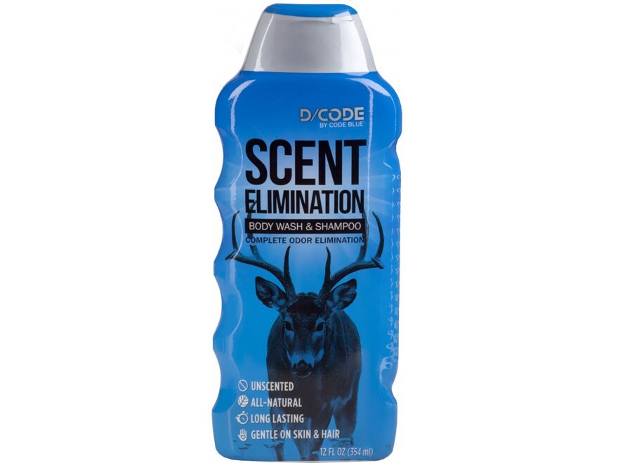 Code Blue D/Code Scent Elimination Shampoo and Body Wash Liquid 12 oz