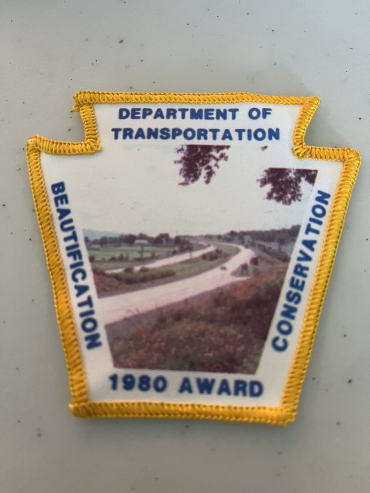 VINTAGE 1980 PENNSYLVANIA DOT BEAUTIFICATION - CONSERVATION AWARD PATCH