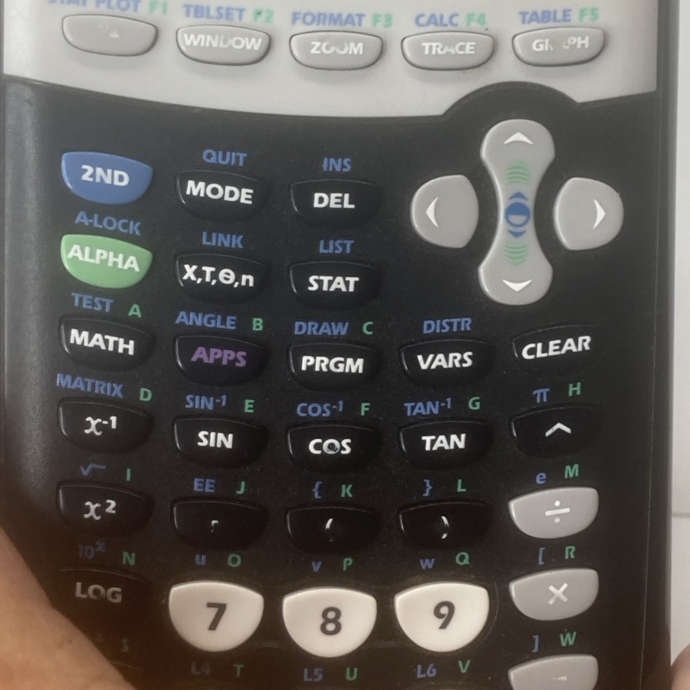 Texas Instruments TI-84 Plus Graphing Calculator and Cover
