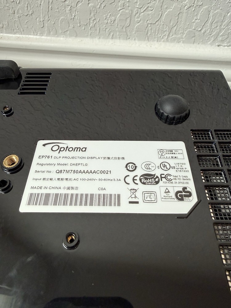 Optoma Technology EP761 DLP Multimedia Projector