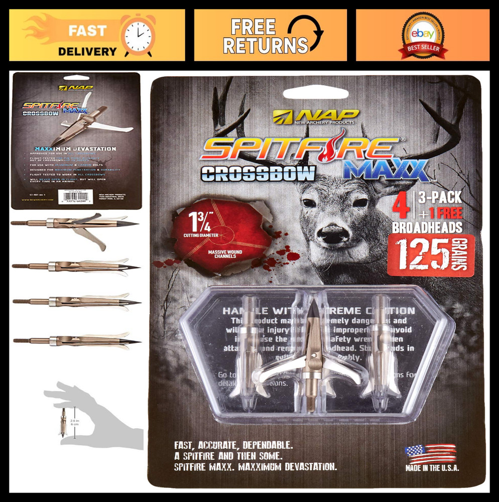 High-Performance Spitfire Maxx 125 X-Bow Tt 4-Pack - Ultimate Precision & Durabi