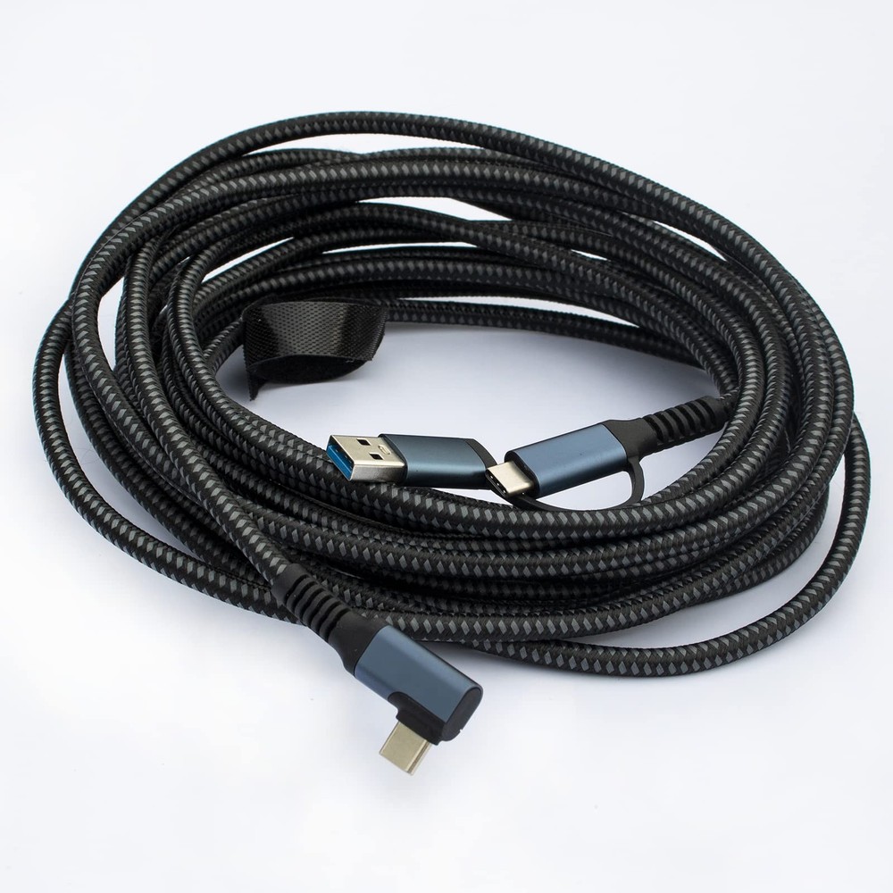 VR Link Cable 20FT Compatible for Oculus Quest 2, USB 3.2 Type C to C 5Gbps H...