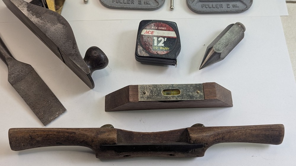 Small group of woodworking tools