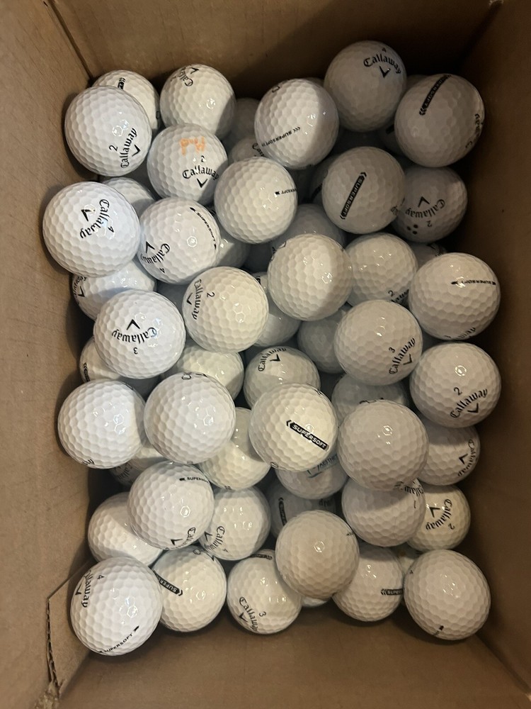 100 Mint Callaway Supersoft Golf Balls