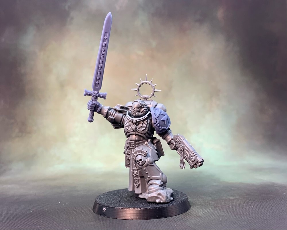 Cross Sword Champion Right Hand Bits - compatible w 40k black templars Primaris