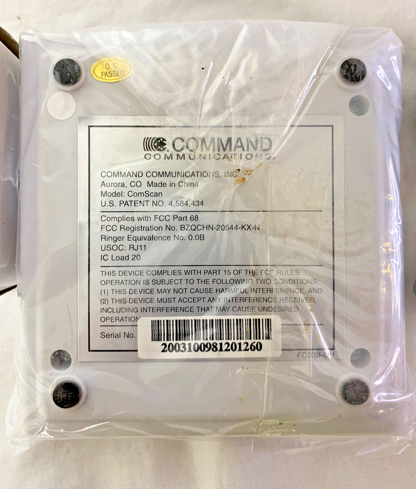 Command Communications ComScan Documant Scanning and Switching