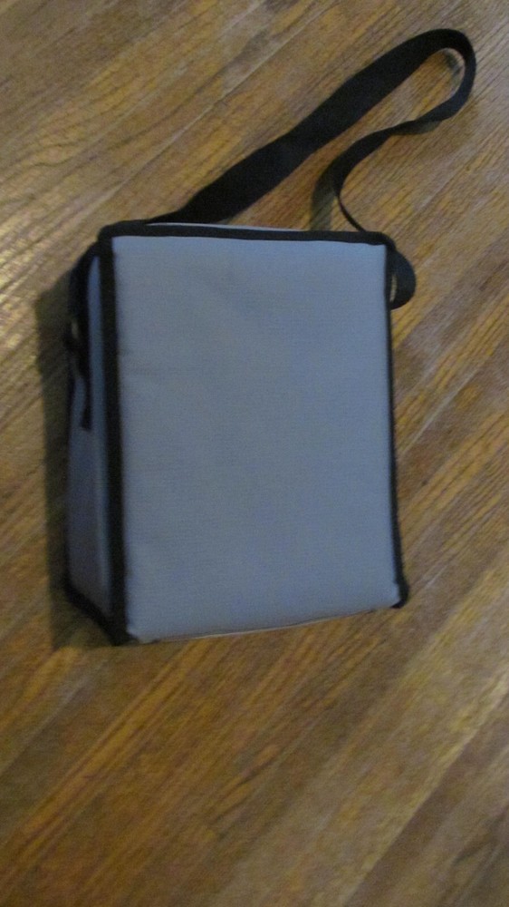 Hard Side Cooler Grey Comfortable Carrying Handles❤