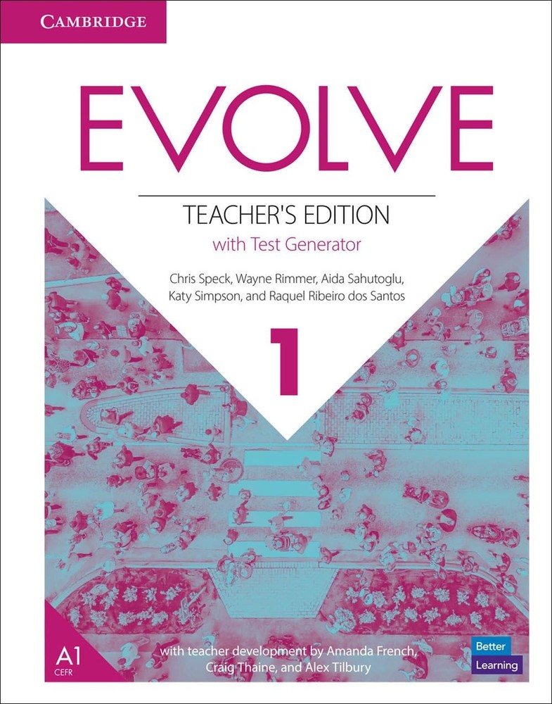 Evolve Level 1 Teacher's Edition with Test Generator by Speck