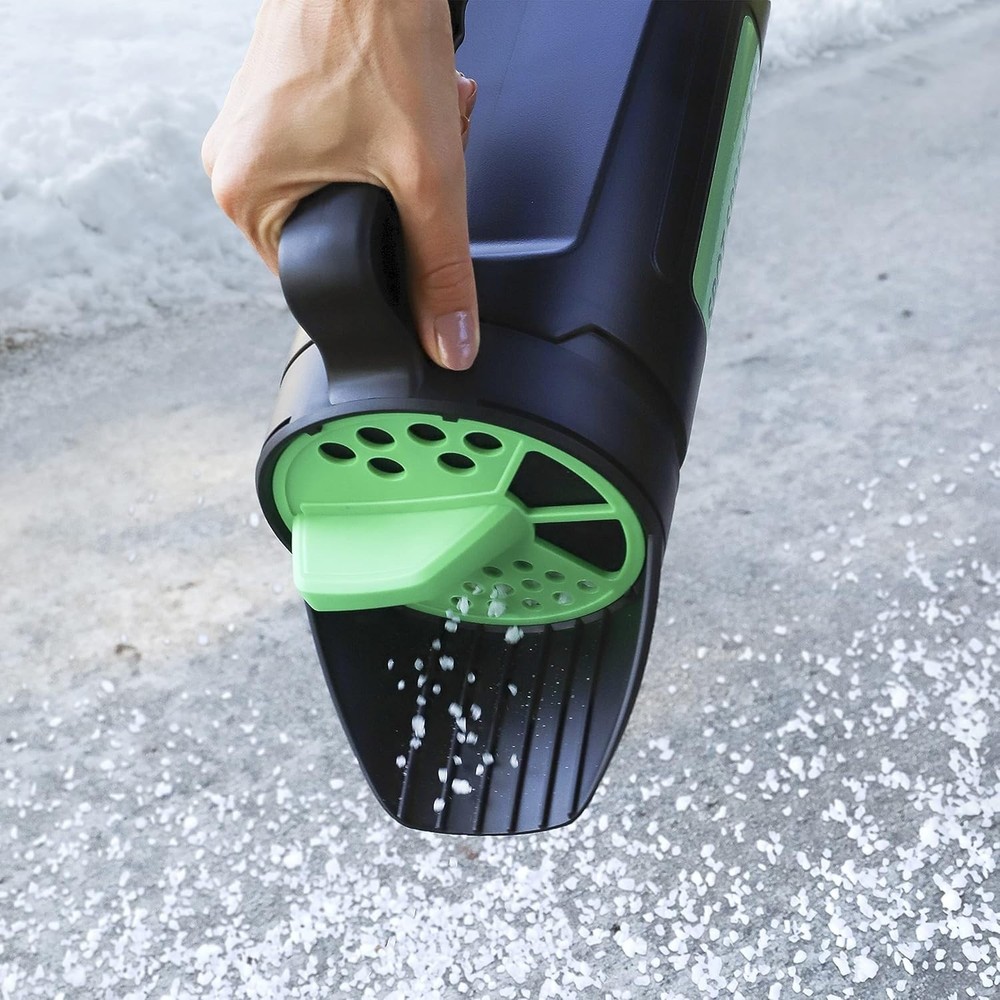 Multi-Use Hand Spreader Shaker - Efficient for Salt, Seed, and Fertilizer, 80 Oz