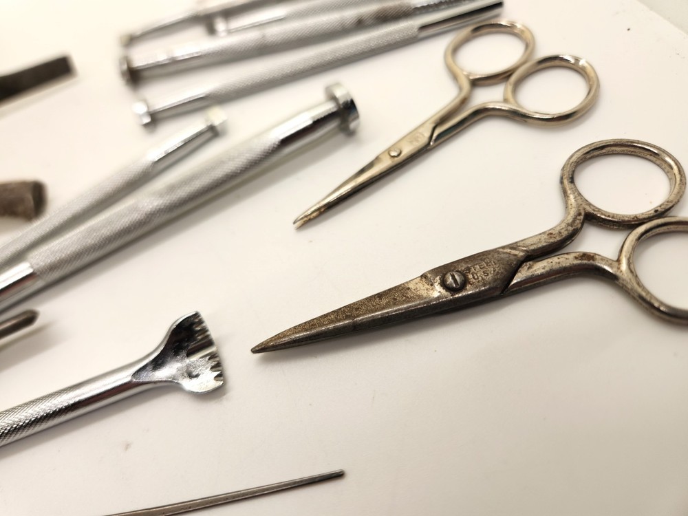Vintage Craftool Co Hand Tools Leather Hand Tools Hyde Scissors Needles