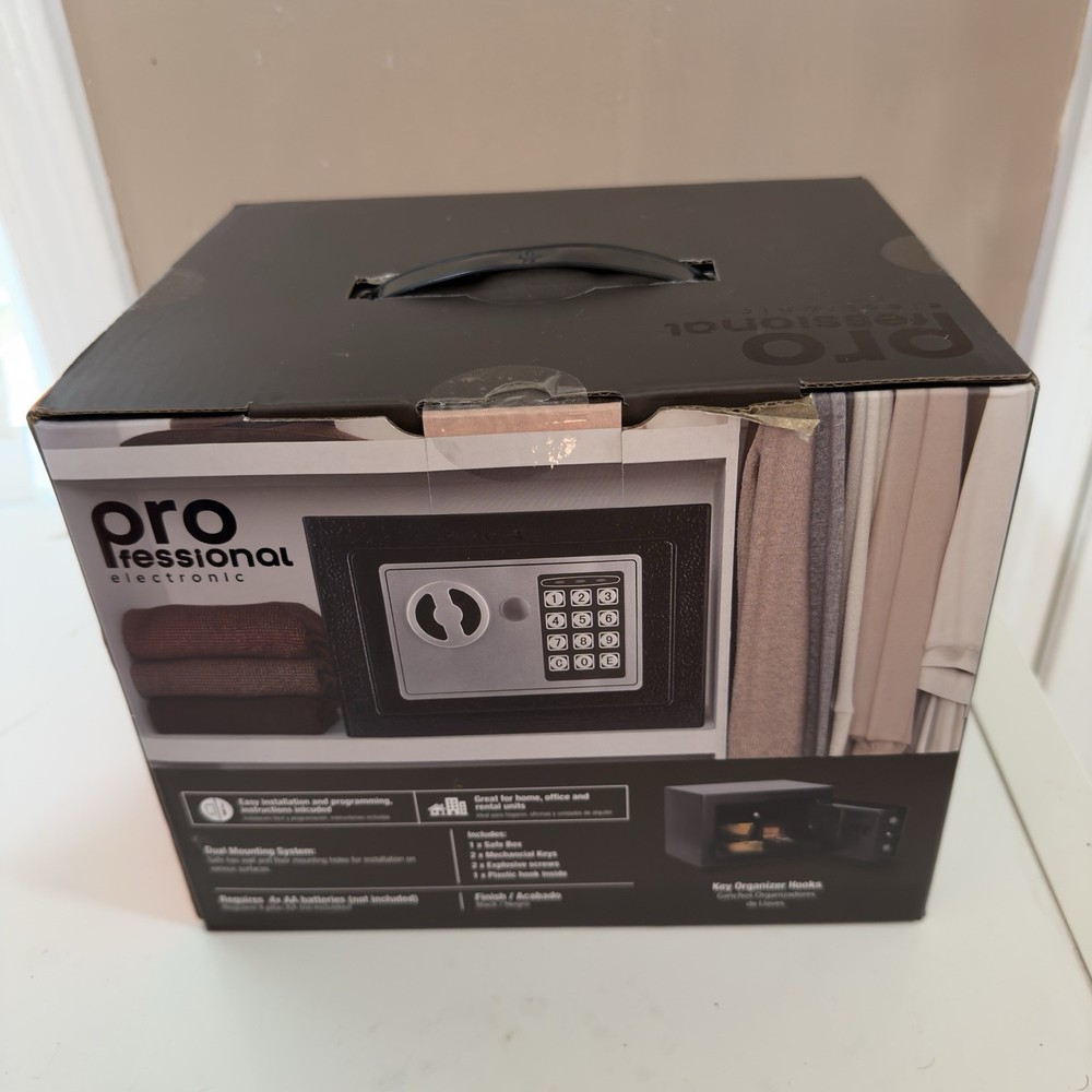 PROFESSIONAL ELECTRONIC 2 IN 1 SECURITY SAFE PASSCODE KEY BRAND NEW