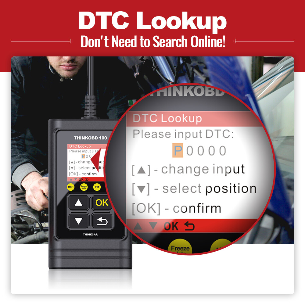 Thinkcar ThinkOBD 100 OBD2 Scanner Car Fault Code Reader Diagnostic Tool US