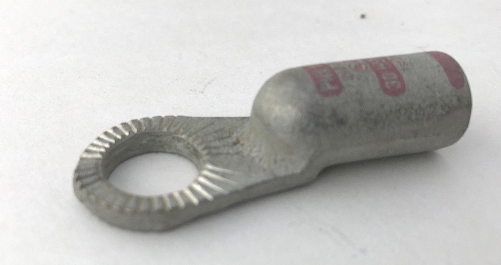 1 Gauge Locking Anti-Rotating Stackable Lugs, 1/2" Stud Size, Tinned Copper