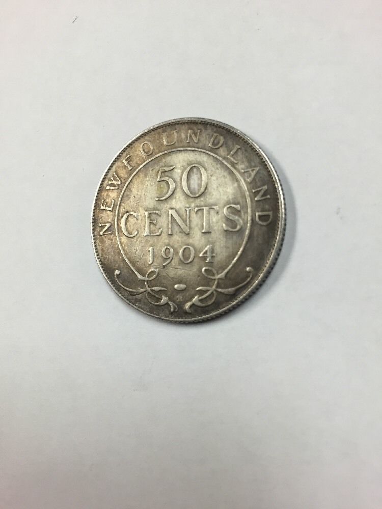 1904 H Newfoundland 50 Cents Canada