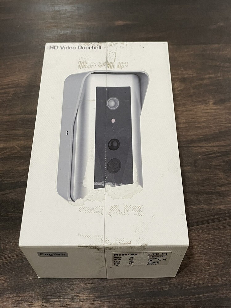 YS-Y1 Multi-Function HD Video Doorbell Intercom NEW OPEN BOX, SEE DETAILS (E2)