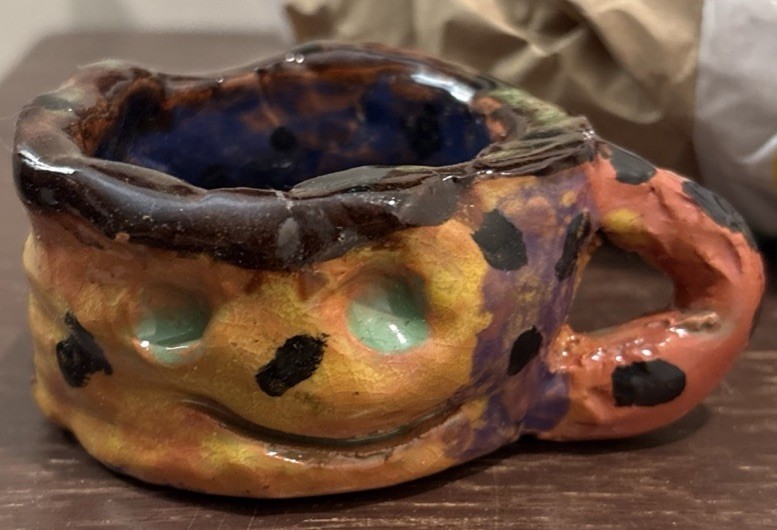 Handmade Ceramic Candle Pot Mug