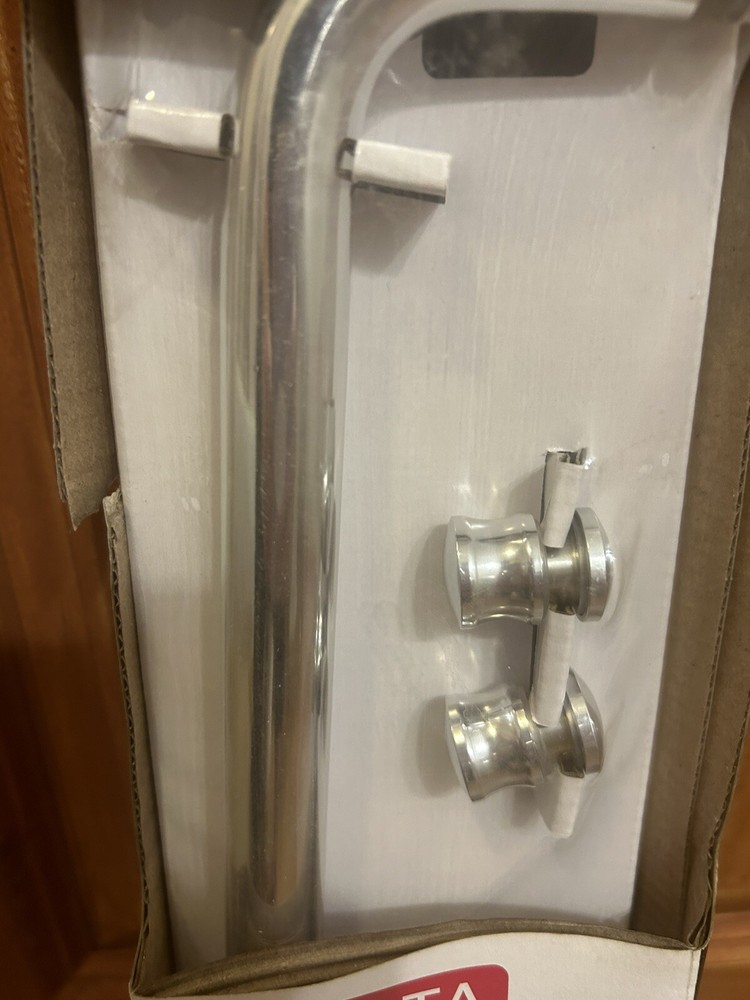 20” Delta Simplicity Handle with Knobs for Sliding Shower or Bathtub Door Chrome