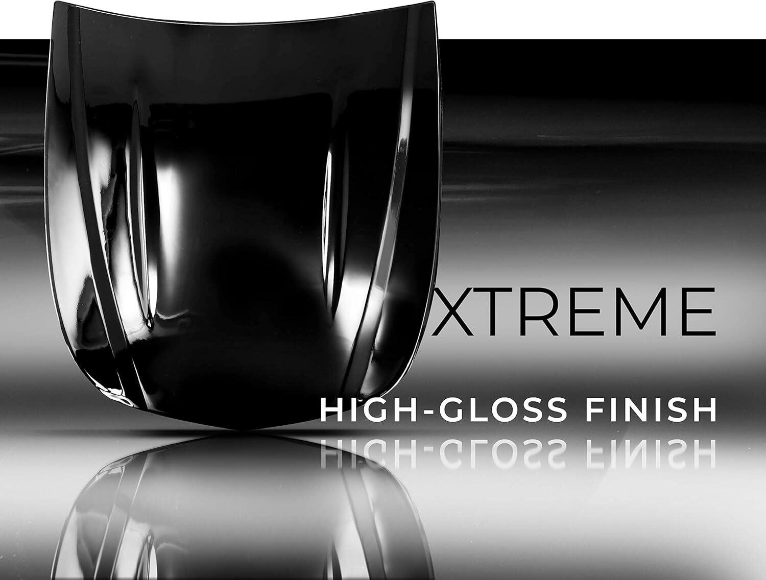 VViViD+ Ultra Gloss Premium Vinyl Car Wrap Film 1ft x 5ft, Piano Black