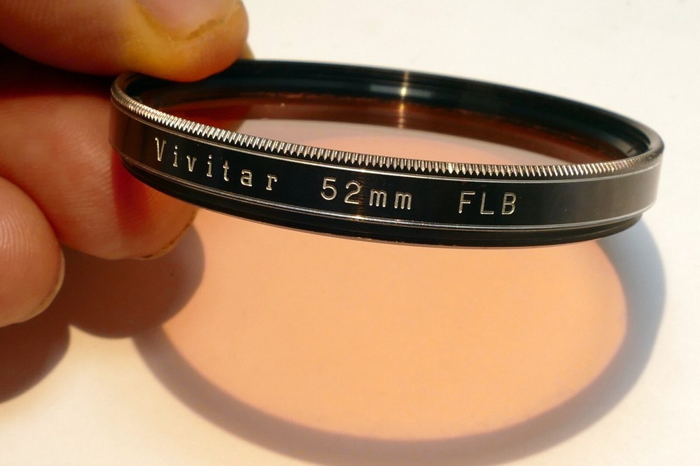 Vivitar 52mm Filter FL-B fluorescent to daylight balancing