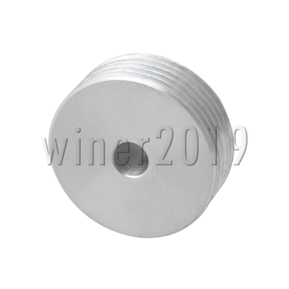8mm Bore Silver Machine Power Tool Accessories Multi Wedge Belt Pulley Fitting