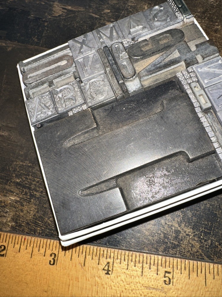 Printing Blocks Ornamental Borders Dingbats Nice Variety! #BB