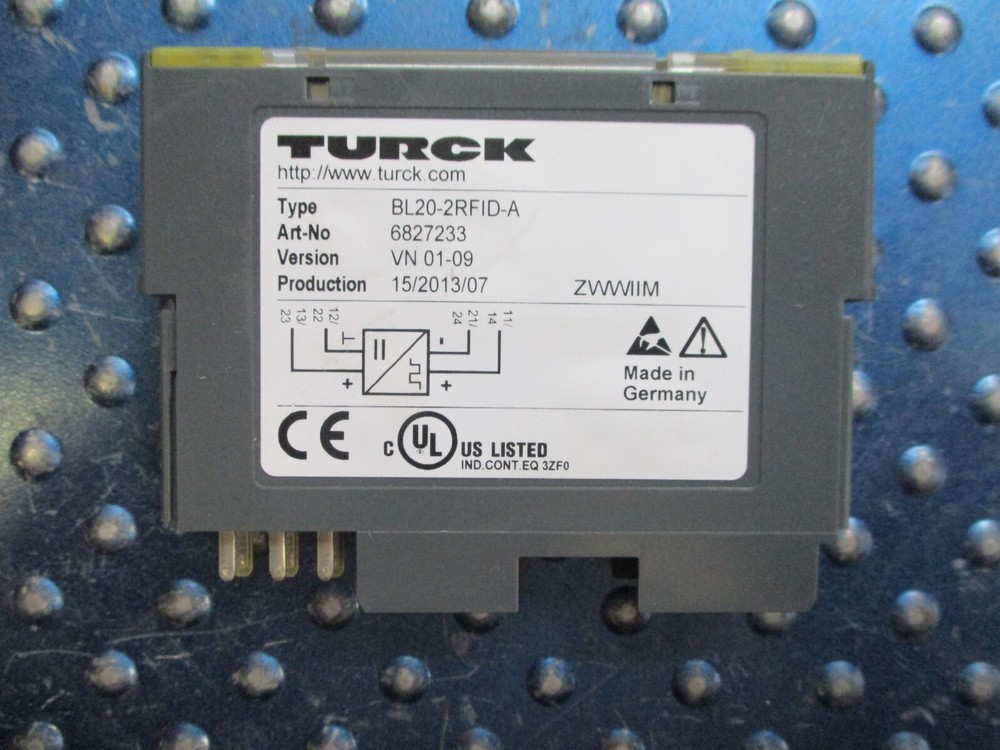 TURCK INTERFACE MODULE 6827233 BL20-2RFID-A