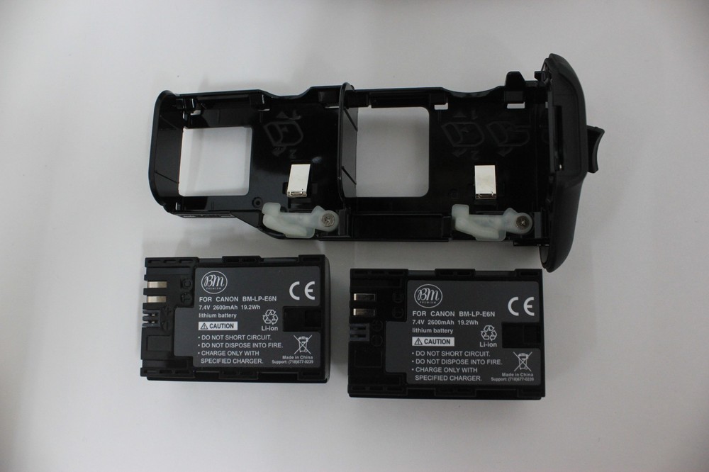 Canon Bg-E22 Battery Grip for EOS R Mirrorless Camera - Includes 2 Batteries