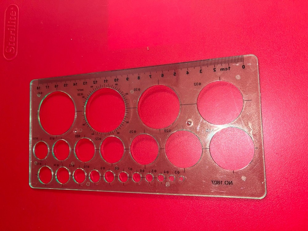 Circle Template for Drawing Drafting.