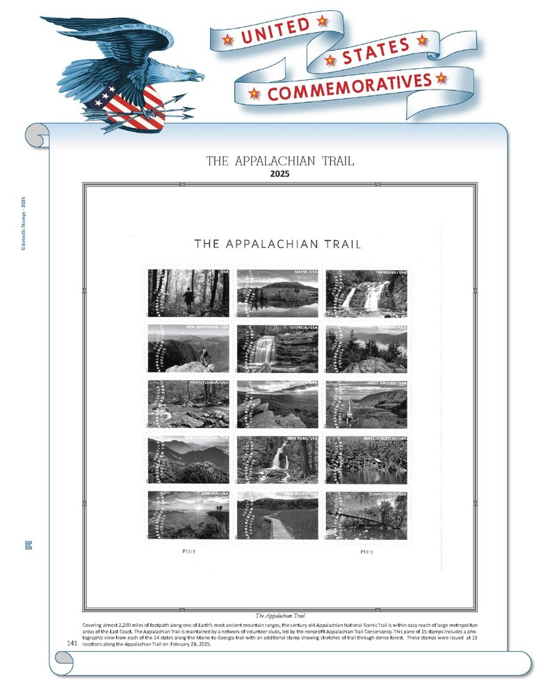 2025 U.S. Commemorative Singles COMPLETE Supplement (White Ace Alternative)