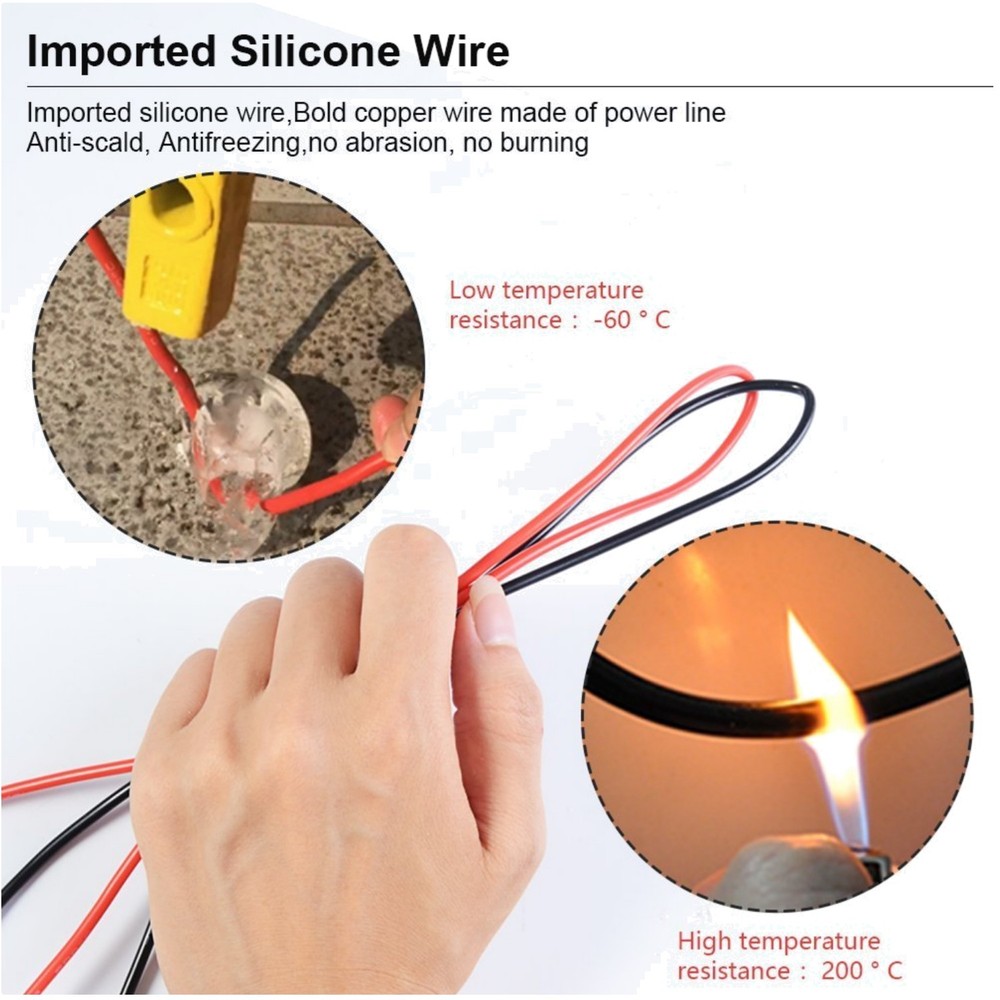 Safety Multimeter  Probe Set with Alligator Clips